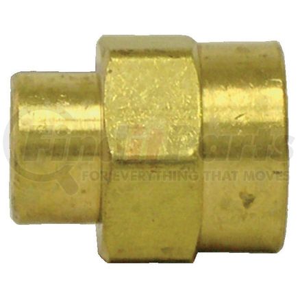 Tectran 119-DB Air Brake Air Line Fitting Air Brake Reduction Coupling - Brass, 1/2 in. Pipe Thread A, 1/4 in. Pipe Thread B