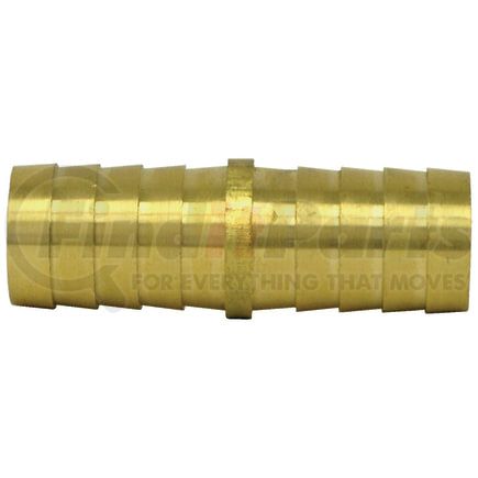 129R-4 by TECTRAN - Air Brake Pipe Coupling - Brass, 1/4 inches Hose I.D, Round Shoulder