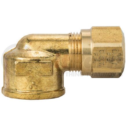 1370-4A by TECTRAN - DOT 90-Deg Female Elbow Ferrule Fitting, 1/4" Tube Size, 1/8" Pipe Thread