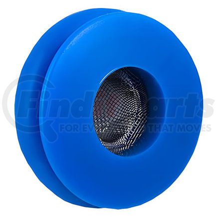 16252 by TECTRAN - Air Brake Gladhand Seal - Blue, Polyurethane, with Built in Filter