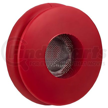 16253 by TECTRAN - Air Brake Gladhand Seal - Red, Polyurethane, with Built in Filter