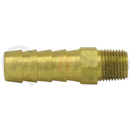 89020 by TECTRAN - Air Tool Hose Barb - Brass, 1/2 in. I.D, 3/8 in. Thread, Hose Barb to Male Pipe