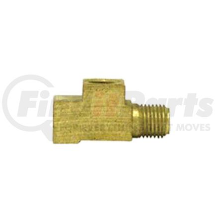 47901 by TECTRAN - Inverted Flare Fitting - Brass, 1/4 (7/16-24) in. Tube Size A, Towed Trailer Brake Tee