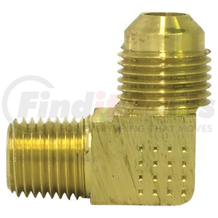 49-4D by TECTRAN - SAE 90-Deg Male Elbow Flare Fitting, 1/4 in. Tube Size, 1/2 in. Pipe Thread