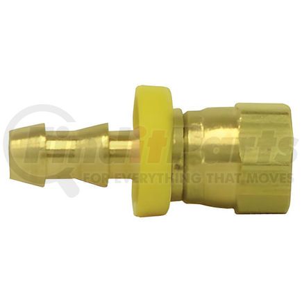 89406 by TECTRAN - Air Tool Hose Barb - Brass, 1/4 in. Hose I.D, 1/4 in. Tube, Female, Flare Swivel