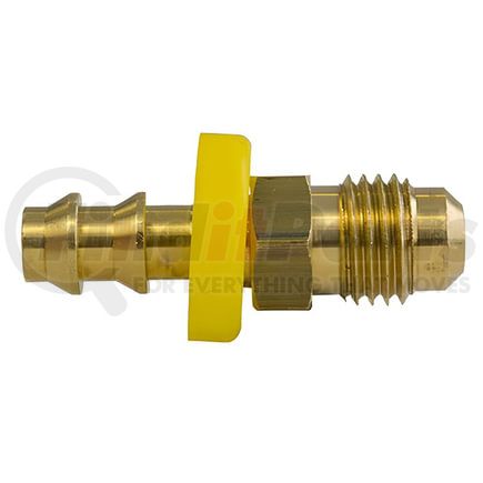 727-55 by TECTRAN - Air Brake Air Line Fitting - Brass, 5/16 in. Hose I.D, 1/2-20 in. Thread, Rigid Grip
