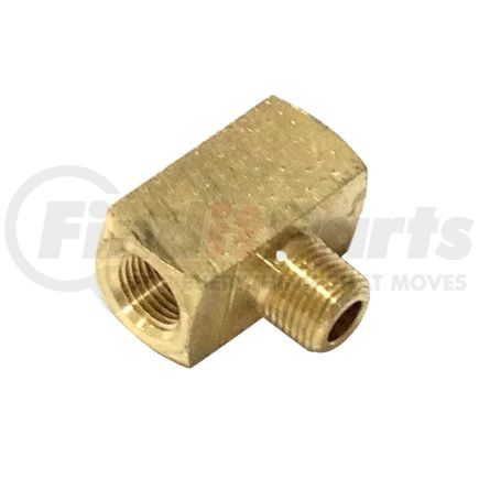 88046 by TECTRAN - Air Brake Air Line Thread Branch Tee - Brass, 1/8 in. Pipe Thread, Extruded