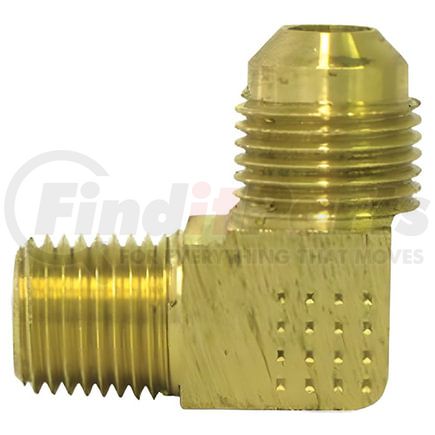 89286 by TECTRAN - SAE 90-Deg Male Elbow Flare Fitting, 1/4 in. Tube Size, 1/4 in. Pipe Thread