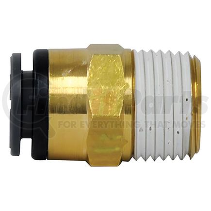 QL136812C by TECTRAN - DOT Male Push-Lock Composite Connector Fitting, 3/4" Tube Size, 3/8" Pipe Thread