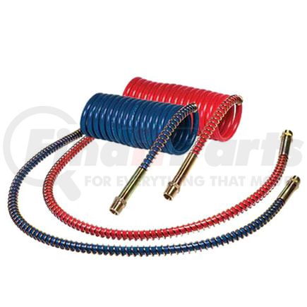 1615LRV by TECTRAN - 15 ft. V-Line Red Aircoil with 1/2" LIFESwivel End Fittings, 12 in. Leads