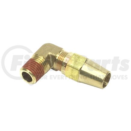 86059 by TECTRAN - DOT 90-Deg Male Elbow Fitting for Copper Tubing, 3/8" Tube Size, 1/4" Pipe Thread