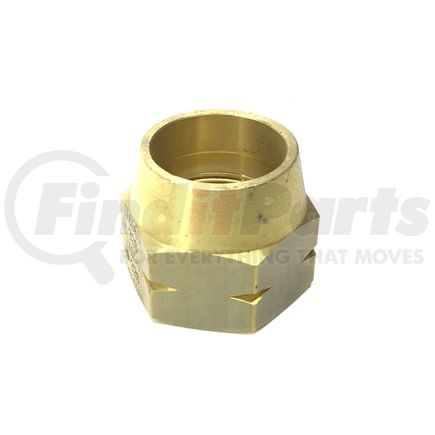 84012 by TECTRAN - Air Brake Air Line Nut - Brass, 1/2 in. I.D Hose, D.O.T