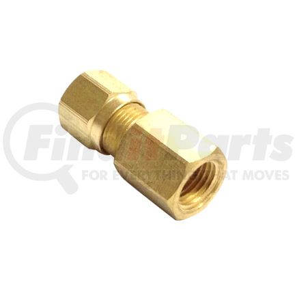 85039 by TECTRAN - DOT Female Ferrule Connector Fitting for Nylon Tubing, 3/8" Tube Size, 1/4", Pipe Thread