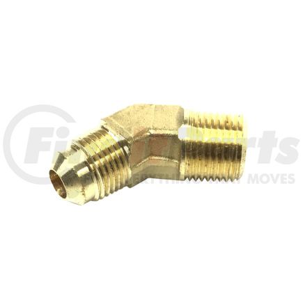 89336 by TECTRAN - Flare Fitting - Brass, 3/8 in. Tube Size, 3/8 in. Pipe Thread, 45 deg. Elbow