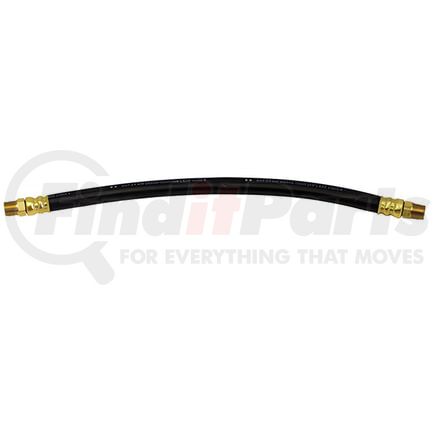 181SW122 by TECTRAN - 1/2" Air Brake Hose Assembly, 122 in. Long, with 3/8" Dual Swivel Fittings