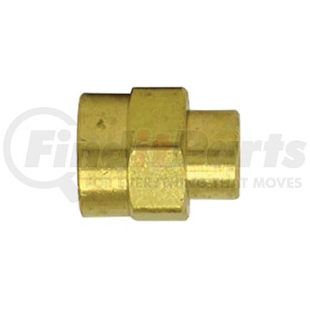 88162 by TECTRAN - Air Brake Reduction Coupling - Brass, 1/2 in. Pipe Thread A, 3/8 in. Pipe Thread B