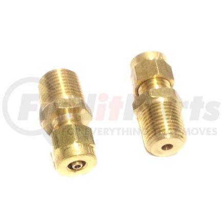 89450 by TECTRAN - Transmission Air Line Fitting - Brass, 5/32 in. Tube, 1/8 in. Thread, Male Connector