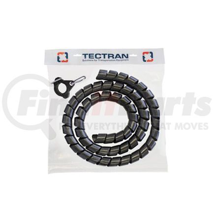 PT12AC by TECTRAN - Spiral Wrap - 8 ft., Blue, 12 ft. Connection Line, Plus Pro-Tec