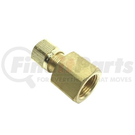 85040 by TECTRAN - DOT Female Ferrule Connector Fitting for Nylon Tubing, 3/8" Tube Size, 3/8", Pipe Thread