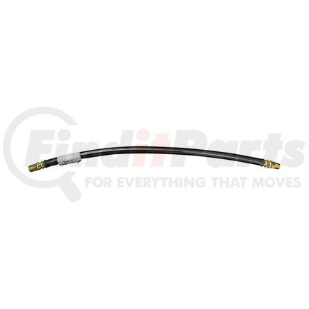 688466 by TECTRAN - 1/2" Air Brake Hose Assembly, 84 in. Long, with 3/8" Dual LIFESwivel End Fittings