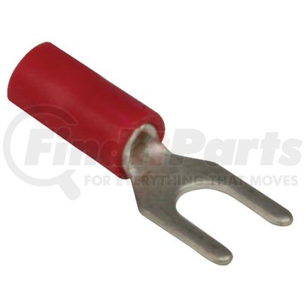 TRS8 by TECTRAN - Spade Terminal - Red, 22-18 Wire Gauge, #8 Stud Size, Vinyl