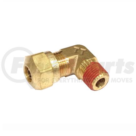 91256 by TECTRAN - Air Brake Air Line Thread Branch Tee - Brass, 1/4 in. Tube, 1/4 in. Thread, Male