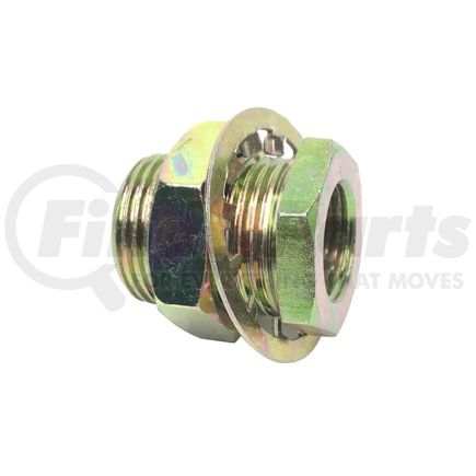 84186 by TECTRAN - Air Brake Frame Coupling - Brass, 1.5 in. Long, 1/2-14 in. Female, 3/8-18 in. Female