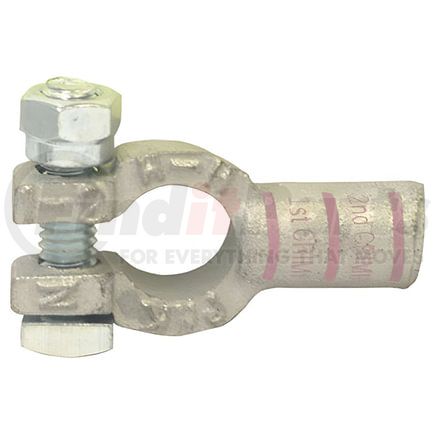 Tectran 34113 Battery Terminal Battery Terminal - 2 Gauge, Pink, Positive, Straight Clamp, Crimpable
