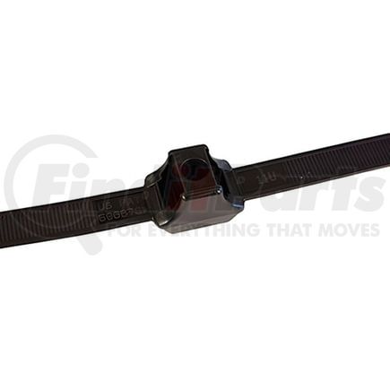 44154 by TECTRAN - Cable Tie - 19 in. Length x 0.5 in Width, Black, Dual Clamp