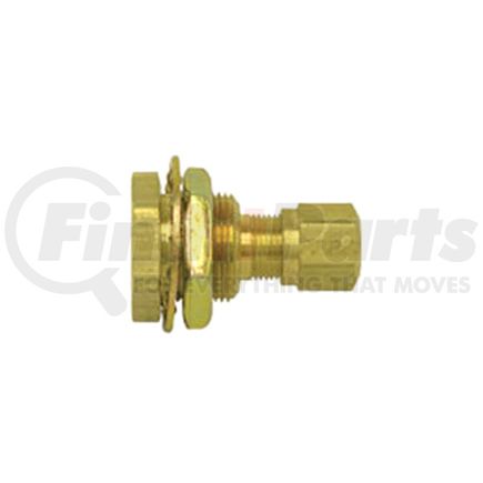 84044 by TECTRAN - Air Brake Frame Coupling - 1-3/4 in. Long, 3/8 in. NPT Female, to Nylon 1/2 O.D Tubing