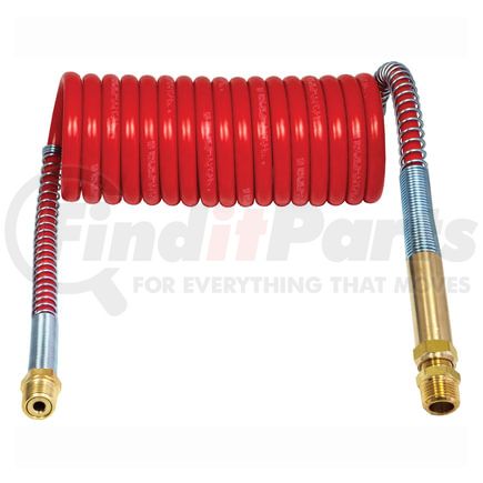 20028 by TECTRAN - Industry Grade Red Emergency Aircoil with Brass Handle, 15 ft., 12 in. x 12 in. Leads