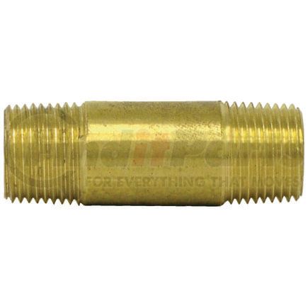Tectran 113A21/2 Air Brake Air Line Fitting Brass Long Nipple Pipe Fitting with 1/8 in. Pipe Thread and 2 1/2 in. Length