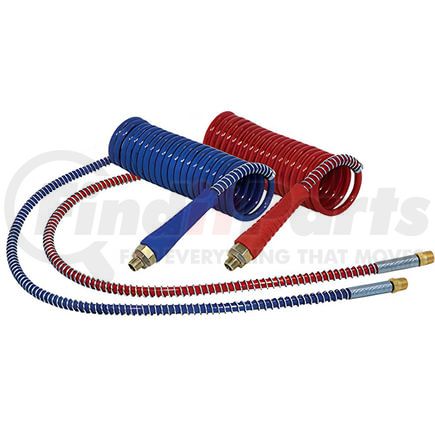 20118 by TECTRAN - ARMORFLEX-HD, Red and Blue Armorcoil Aircoil with Handle, 15 ft., 48" x 12" Leads