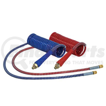 20120 by TECTRAN - ARMORFLEX-HD, Red and Blue Armorcoil Aircoil with Handle, 15 ft., 12" x 12" Leads