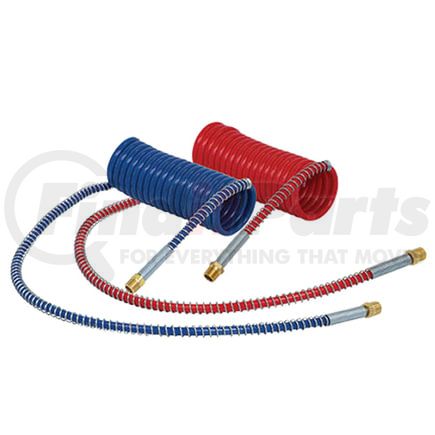 20429 by TECTRAN - Industry Grade Red and Blue Aircoil, 15 ft., 24" x 12" Leads, with Brass LIFESwivel Fittings