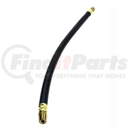 21764 by TECTRAN - 3/8" Air Brake Chamber Hose Assembly, 24 in. Long, with 3/8" Dual LifeSwivel Fittings