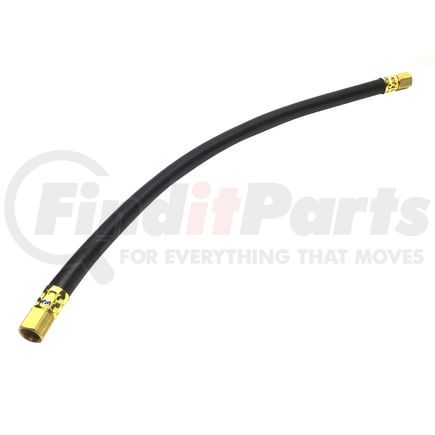 21976 by TECTRAN - 1/2" Air Brake Chamber Hose, 26 in. Long, with 1/2" 45-Deg Flare Dual Swivel Fittings