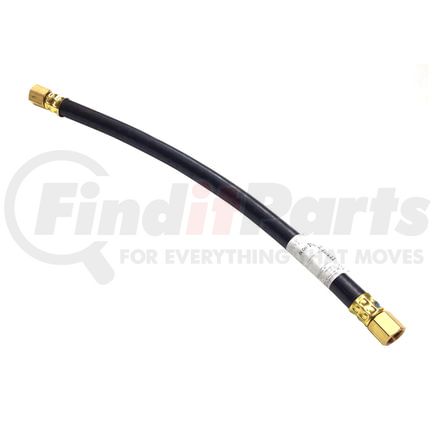 21984 by TECTRAN - 1/2" Air Brake Chamber Hose, 20 in. Long, with 1/2" 45-Deg Flare Dual Swivel Fittings