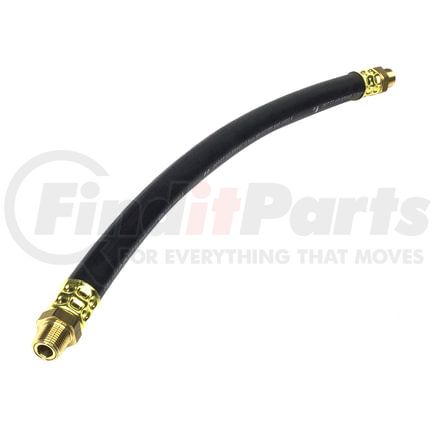 22834 by TECTRAN - 1/2" Air Brake Chamber Hose, 18 in., with 3/8" Dual LIFESwivel Fittings