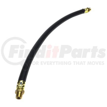 22837 by TECTRAN - 1/2" Air Brake Chamber Hose, 24 in., with 3/8" Dual LIFESwivel Fittings