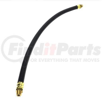 22840 by TECTRAN - 1/2" Air Brake Chamber Hose, 30 in., with 3/8" Dual LIFESwivel Fittings