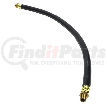 22841 by TECTRAN - 1/2" Air Brake Chamber Hose, 32 in., with 3/8" Dual LIFESwivel Fittings