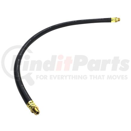 22844 by TECTRAN - 1/2" Air Brake Chamber Hose, 38 in., with 3/8" Dual LIFESwivel Fittings