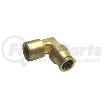 87088 by TECTRAN - DOT Female Elbow Push-Lock Brass Fitting, 3/8" Tube Size, 1/4" Thread Size