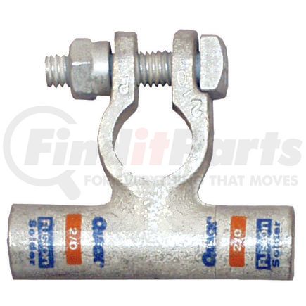 Tectran 5014S-3/P Battery Terminal Battery Connector - 3/0 Gauge, Positive, Flag Clamp, Cast Copper