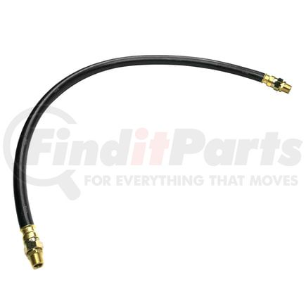 21186 by TECTRAN - 36" Air Brake Hose Assembly with 3/8" x 3/8" Dual Swivel End Fittings