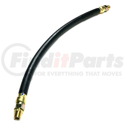 21373 by TECTRAN - 1/2" Air Brake Chamber Hose, 24 in. Long, 3/8" Dual Swivel End Fittings