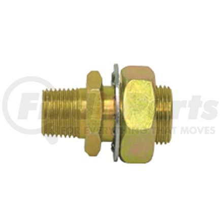 84191 by TECTRAN - Air Brake Frame Coupling - Brass, 2 in. O.A.L, 1/2 in. Male Thread, 3/8 in. Female Thread