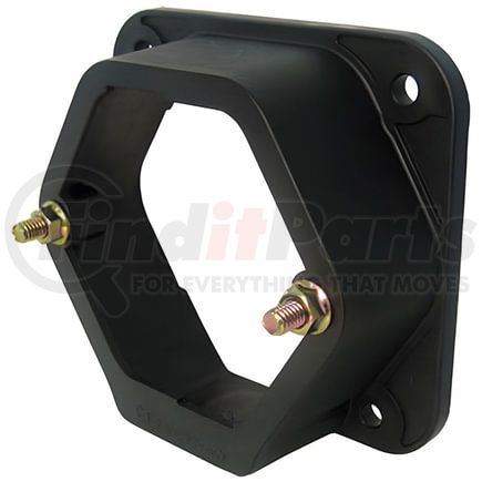 38083 by TECTRAN - Trailer Nosebox Assembly - 2 in. Standard, Poly, with Rear Mounting Gasket