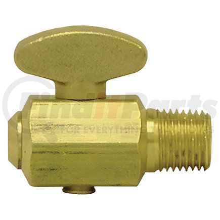 90076 by TECTRAN - Air Brake Air Tank Drain Cock - 1/4 in. Pipe Thread, Ground Plug